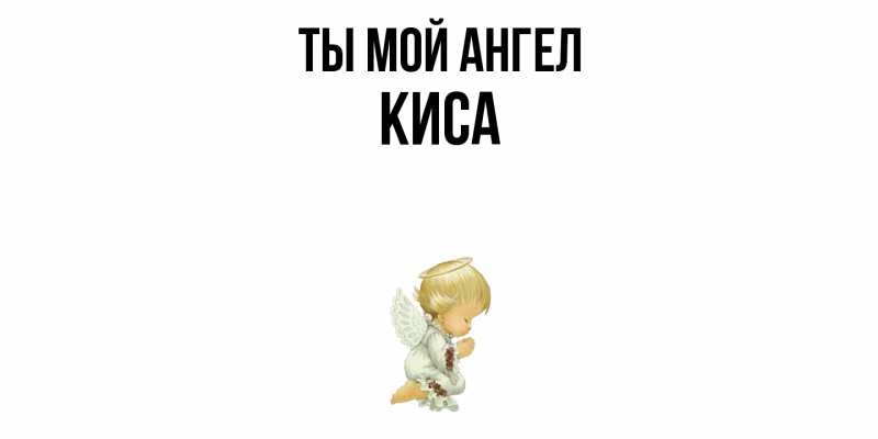 Картинка Ты мой ангел, Киса