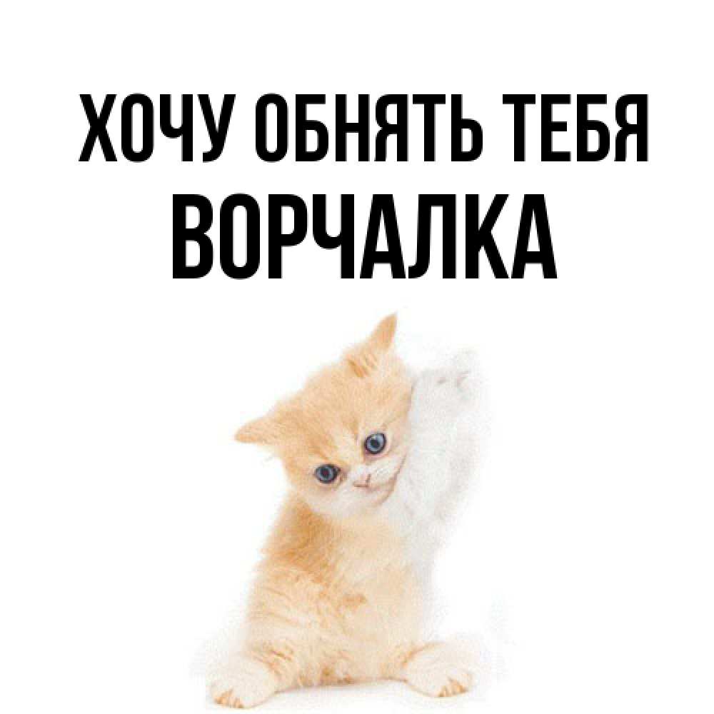 Открытка на каждый день с именем, Ворчалка Хочу обнять тебя я хочу очень скорее обнимаешек Прикольная открытка с пожеланием онлайн скачать бесплатно 