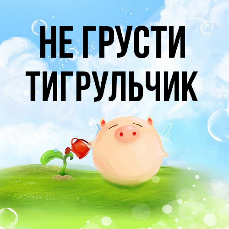 Картинка Не грусти, Тигpульчик