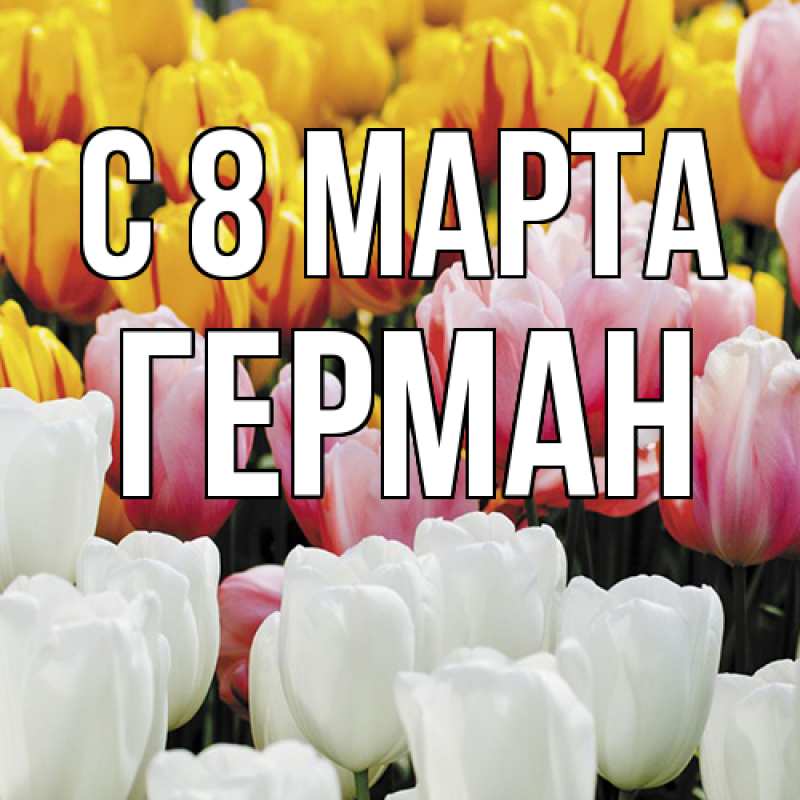Картинка C 8 МАРТА, Герман