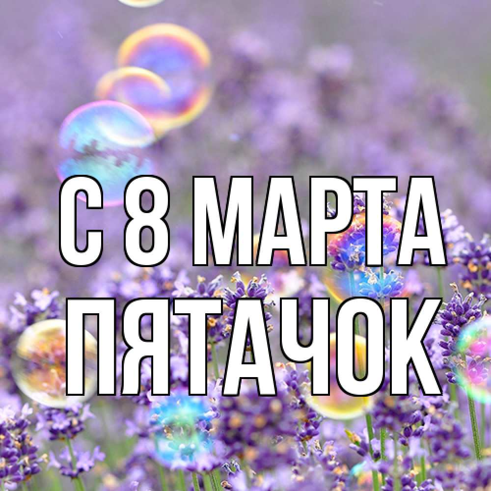 Открытка на каждый день с именем, Пятачок C 8 МАРТА цветы Прикольная открытка с пожеланием онлайн скачать бесплатно 