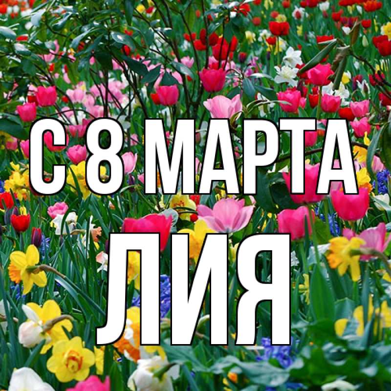Картинка C 8 МАРТА, Лия
