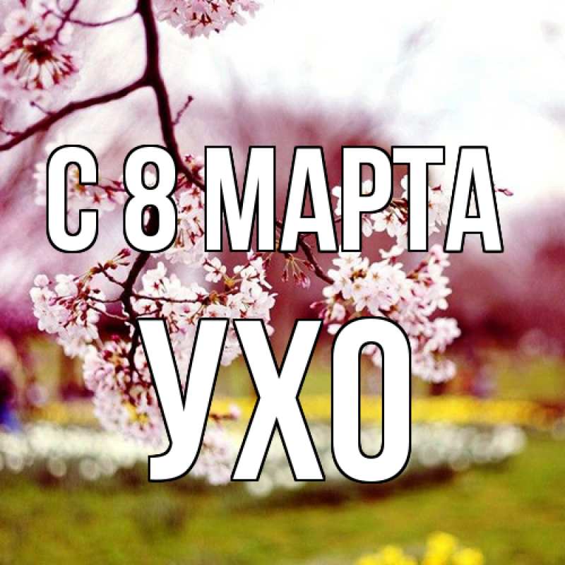 Картинка C 8 МАРТА, Ухо