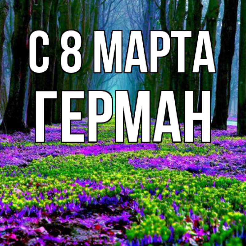 Картинка C 8 МАРТА, Герман