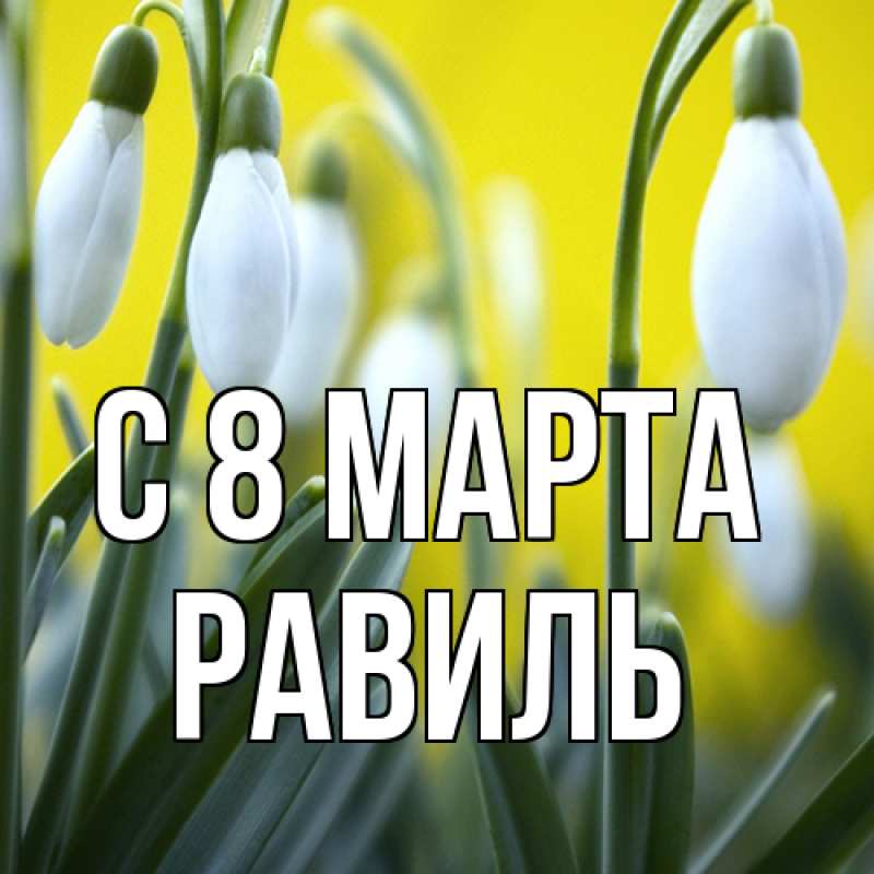 Картинка C 8 МАРТА, Равиль