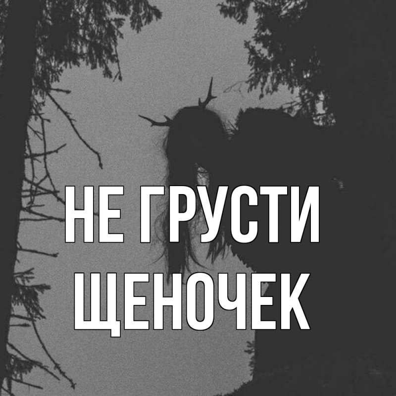 Картинка Не грусти, Щеночек