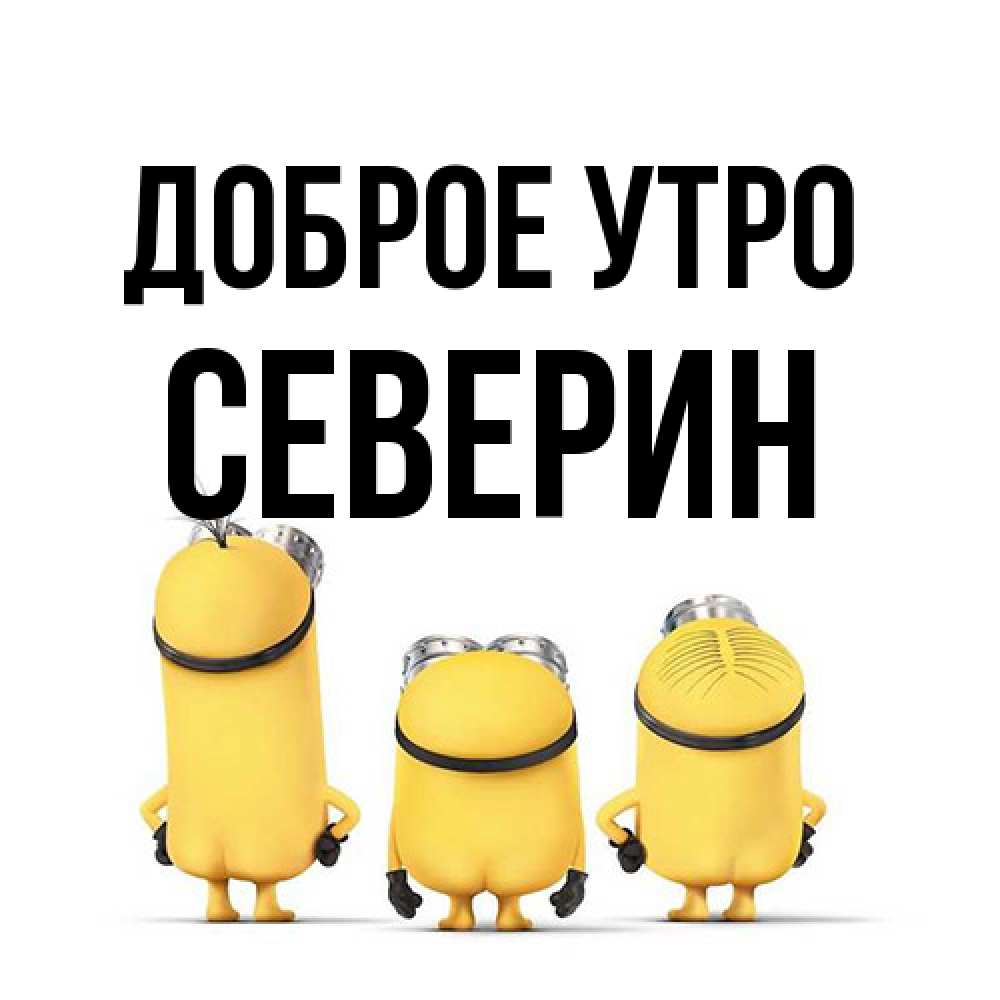 Открытка на каждый день с именем, Северин Доброе утро подписать открытку онлайн бесплатно Прикольная открытка с пожеланием онлайн скачать бесплатно 