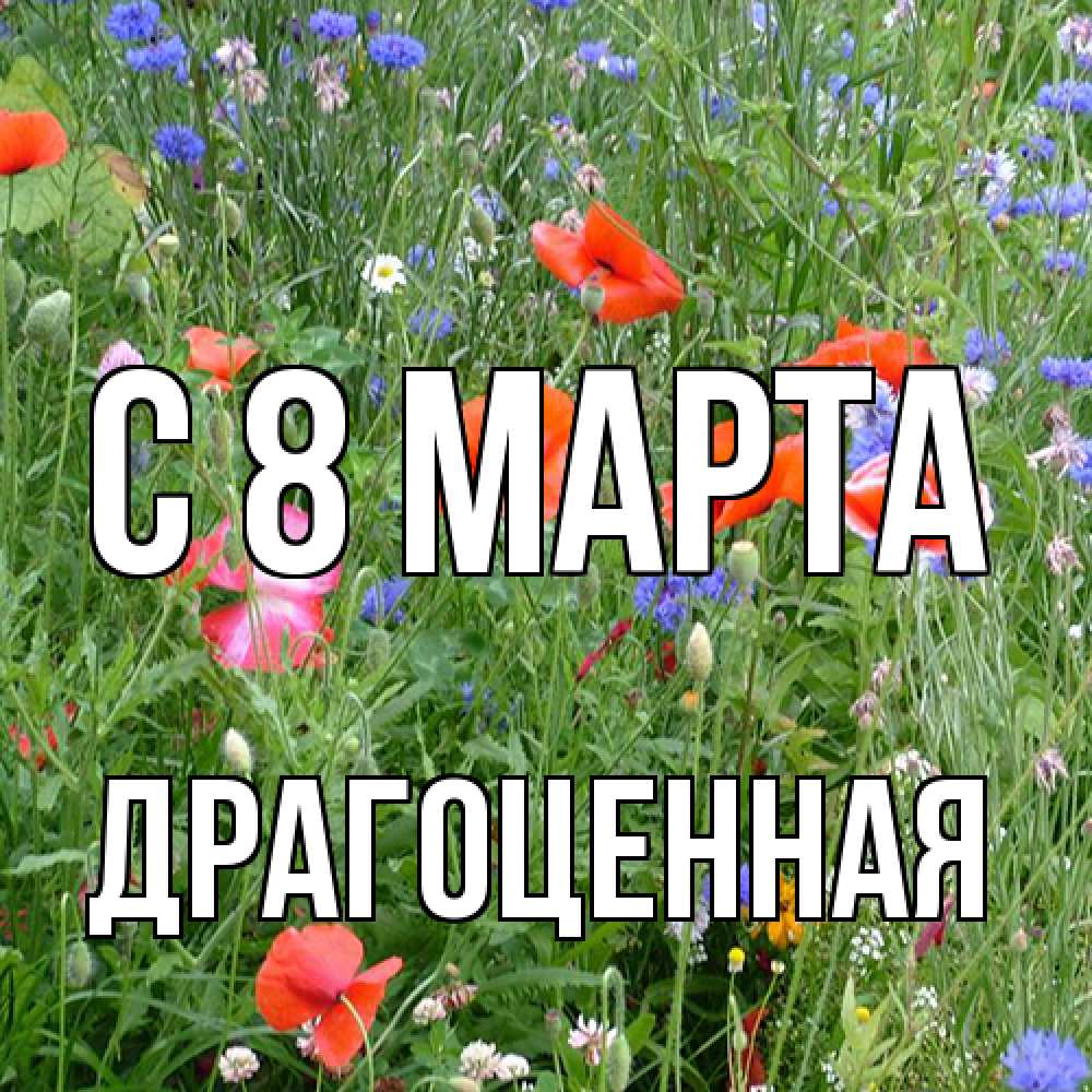 Открытка на каждый день с именем, Драгоценная C 8 МАРТА международный женский день 4 Прикольная открытка с пожеланием онлайн скачать бесплатно 