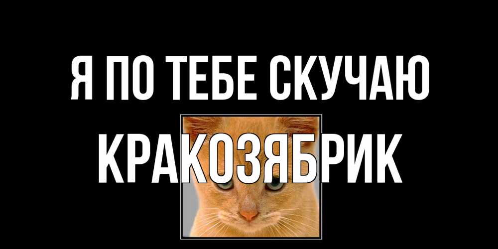 Открытка на каждый день с именем, Кракозябрик Я по тебе скучаю открытки рыжий котенок скучает по тебе Прикольная открытка с пожеланием онлайн скачать бесплатно 