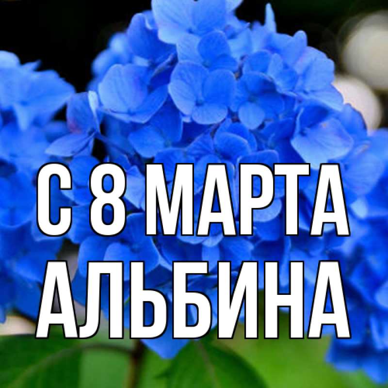 Картинка C 8 МАРТА, Альбина