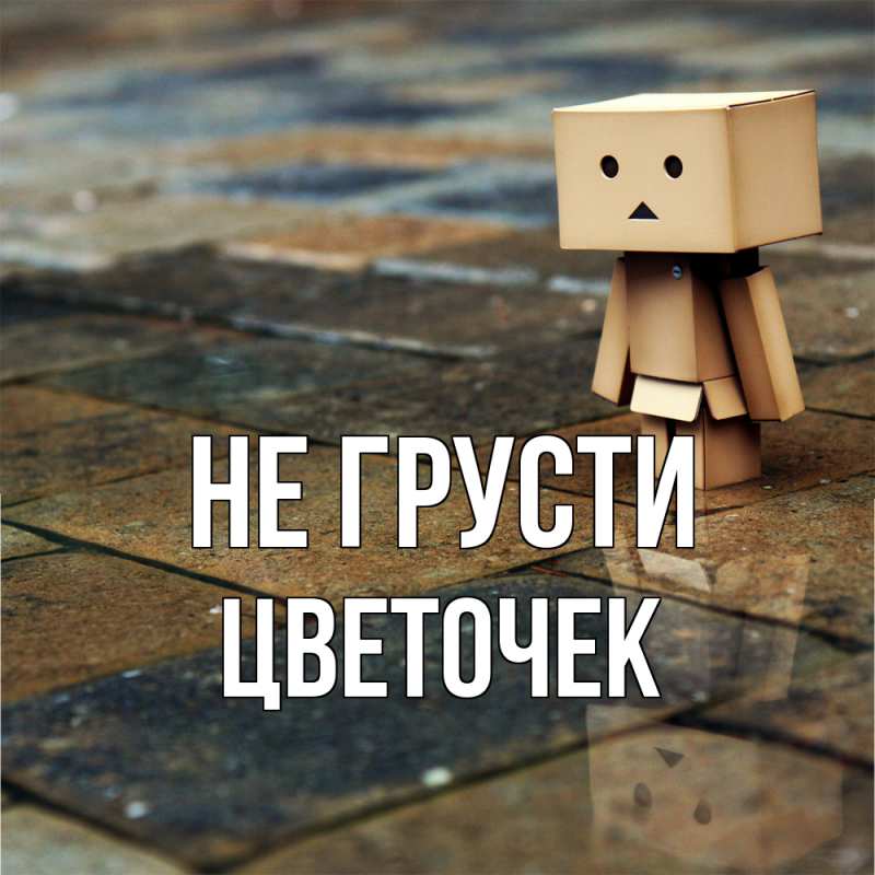 Картинка Не грусти, Цветочек