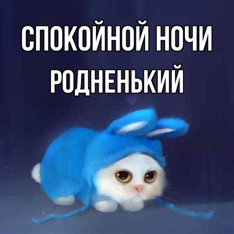 Картинка Спокойной ночи, Родненький