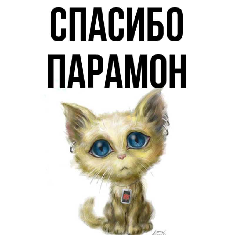 Картинка Спасибо, Парамон