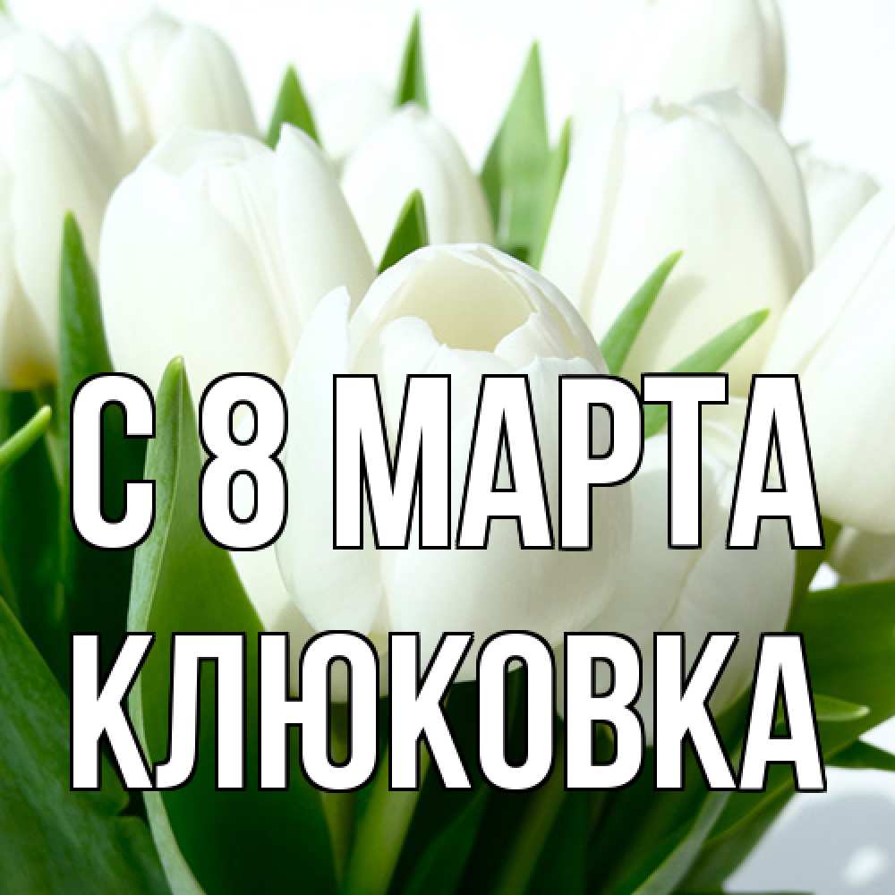 Открытка на каждый день с именем, клюковка C 8 МАРТА цветы Прикольная открытка с пожеланием онлайн скачать бесплатно 