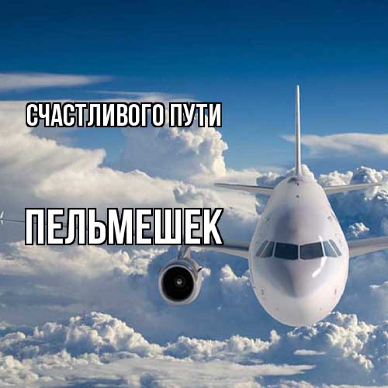 Картинка Счастливого пути, пельмешек