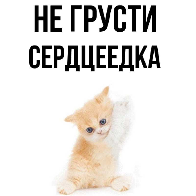 Картинка Не грусти, сердцеедка