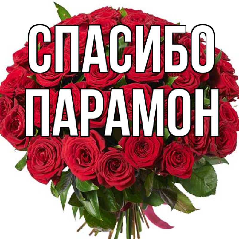 Картинка Спасибо, Парамон