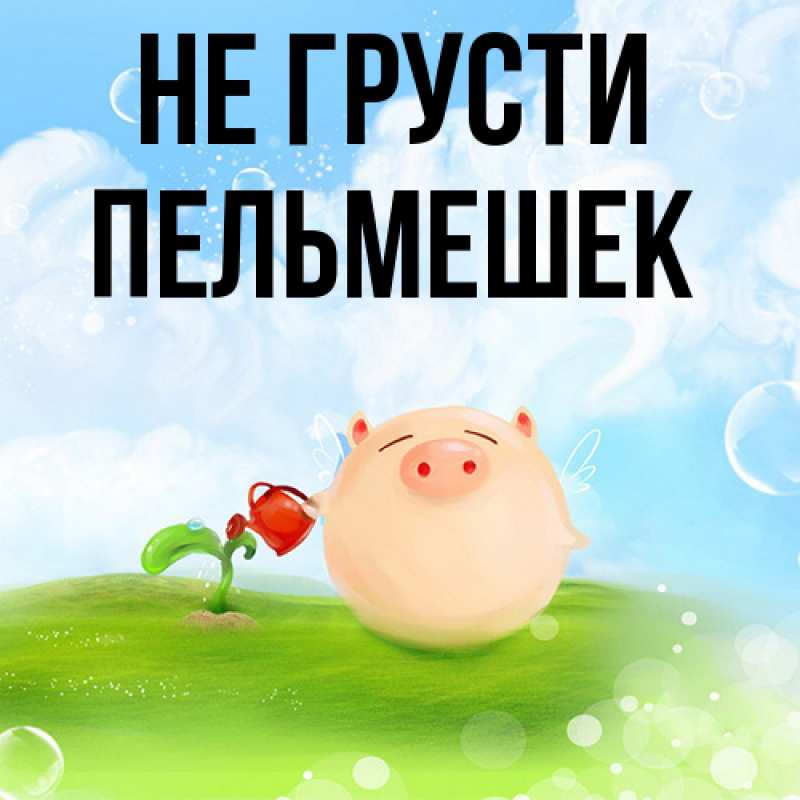 Картинка Не грусти, пельмешек