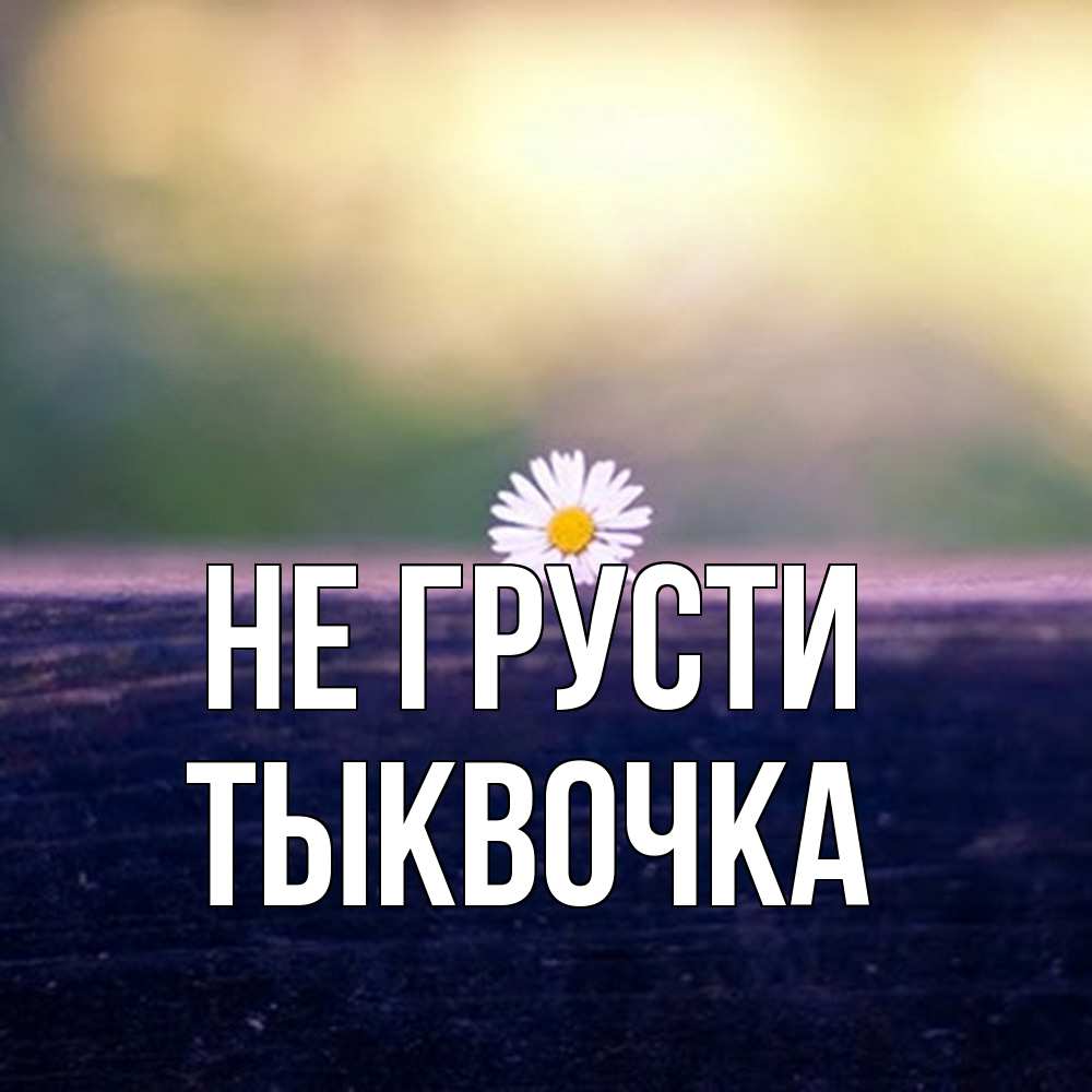 Открытка на каждый день с именем, тыквочка Не грусти красота Прикольная открытка с пожеланием онлайн скачать бесплатно 