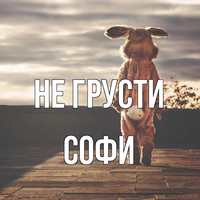 Картинка Не грусти, Софи