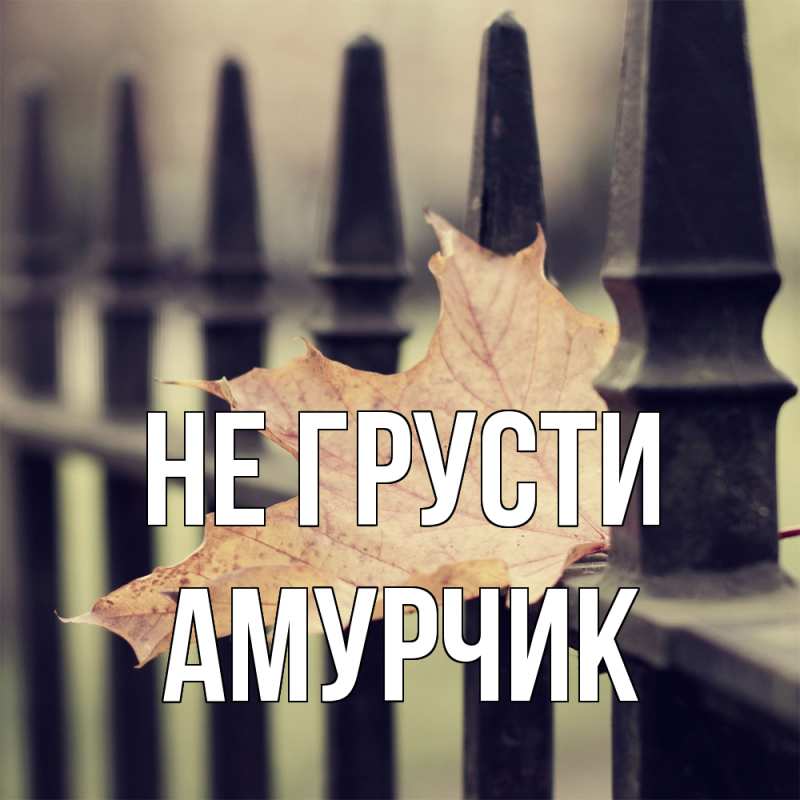 Картинка Не грусти, амурчик