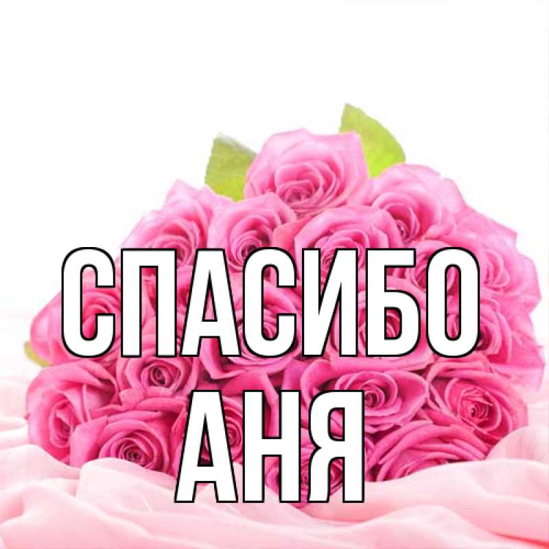 Картинка Спасибо, Аня