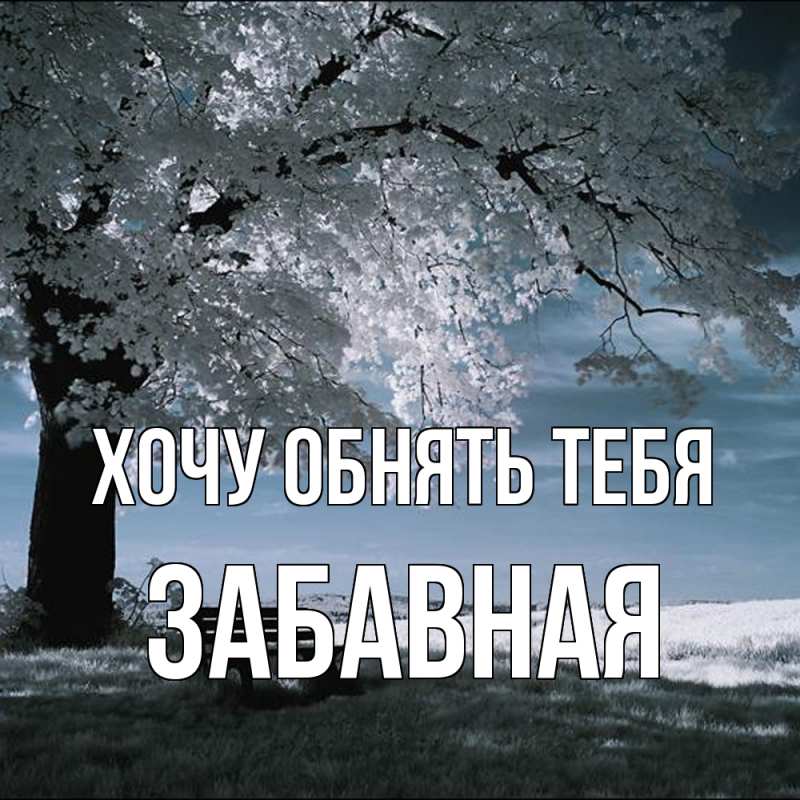 Картинка Хочу обнять тебя, забавная