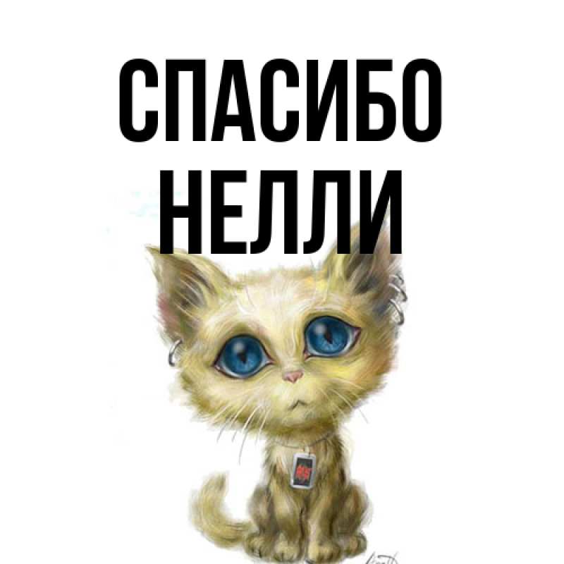 Картинка Спасибо, Нелли