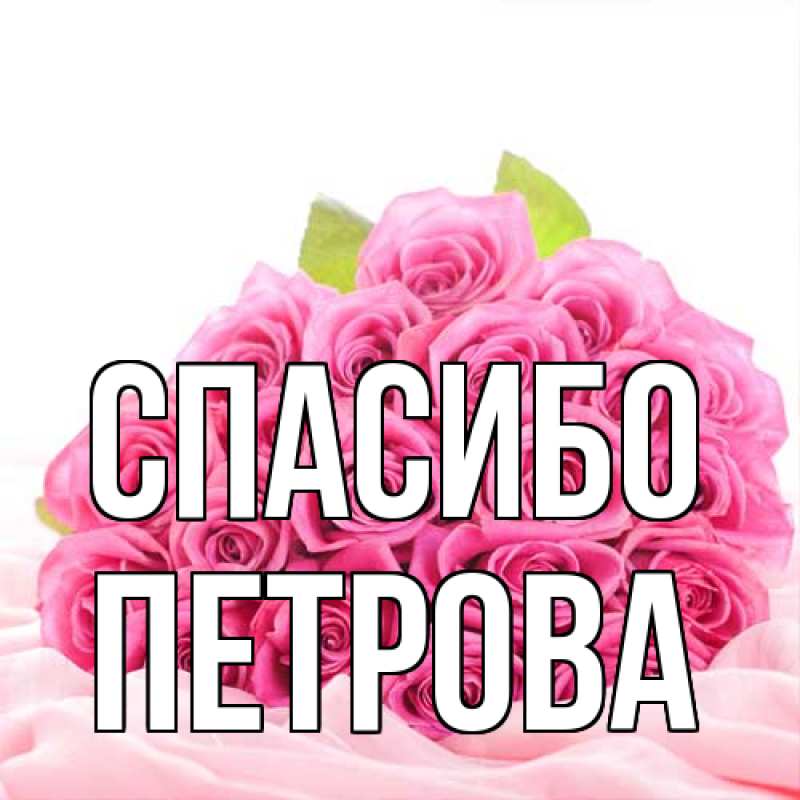 Картинка Спасибо, Петрова