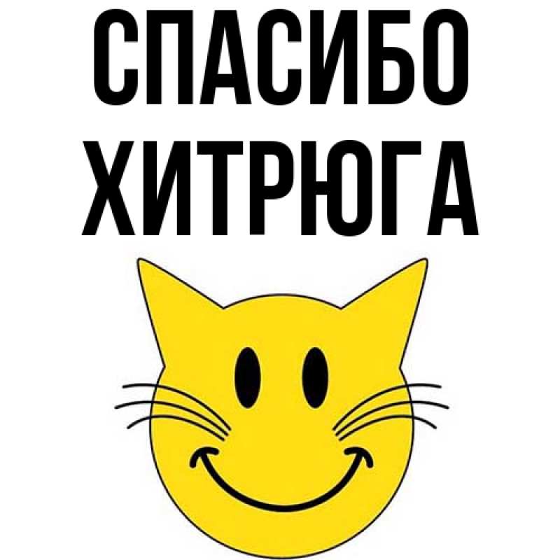 Картинка Спасибо, хитрюга