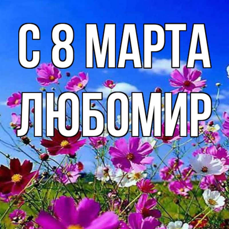 Картинка C 8 МАРТА, Любомир