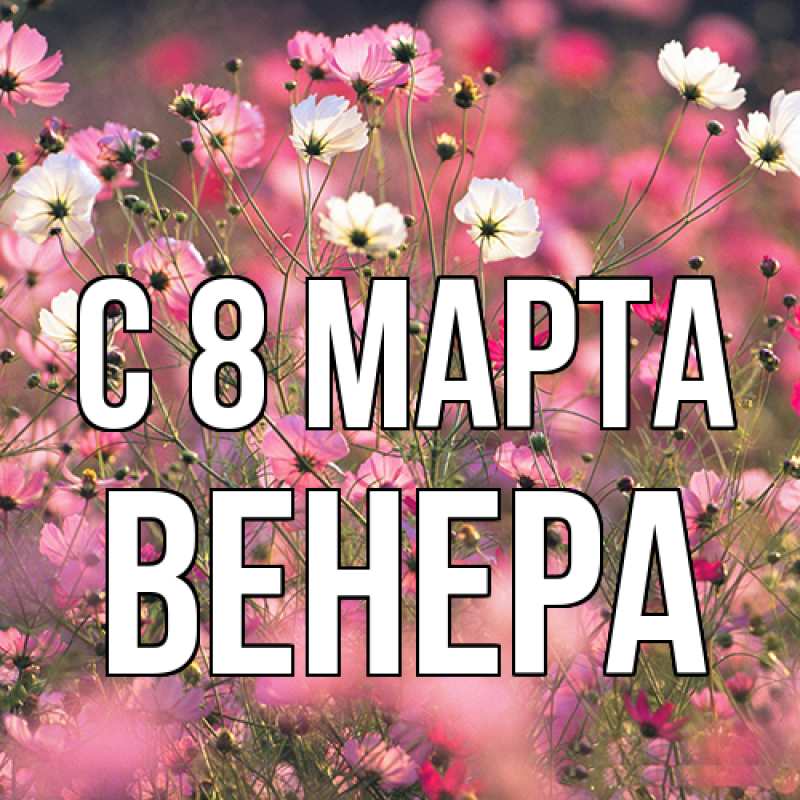 Картинка C 8 МАРТА, Венера