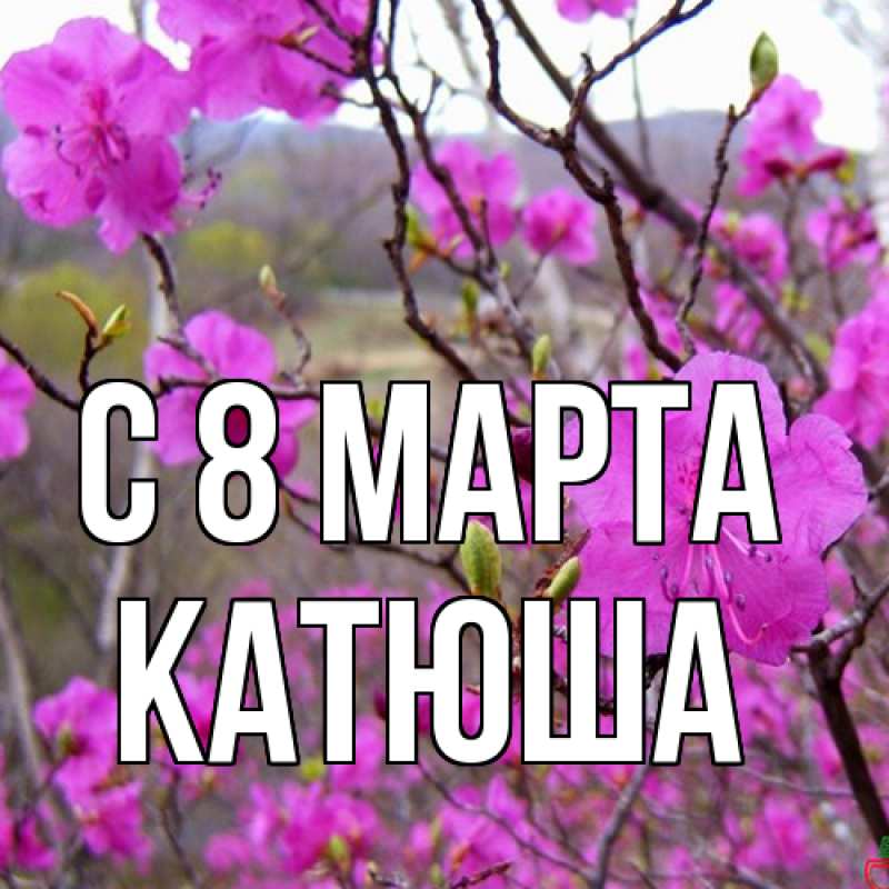 Картинка C 8 МАРТА, Катюша