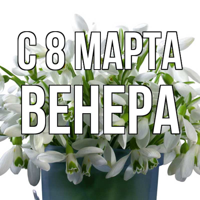 Картинка C 8 МАРТА, Венера
