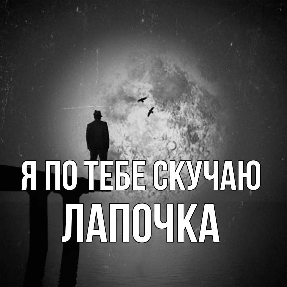 Открытка на каждый день с именем, лапочка Я по тебе скучаю мост 1 Прикольная открытка с пожеланием онлайн скачать бесплатно 