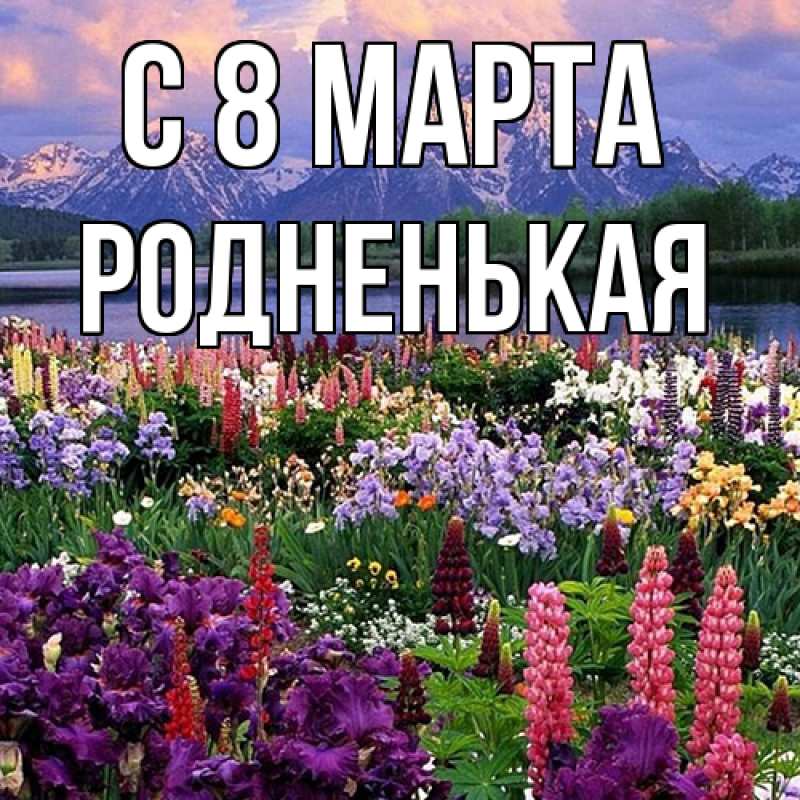 Картинка C 8 МАРТА, Родненькая