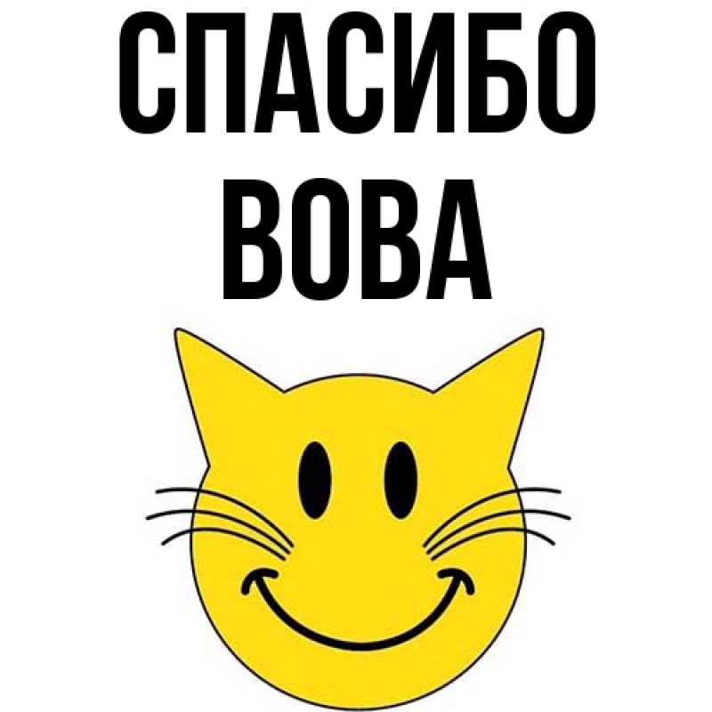 Картинка Спасибо, Вова