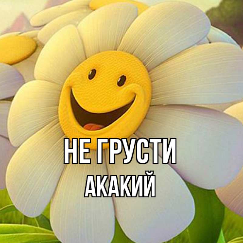 Картинка Не грусти, Акакий