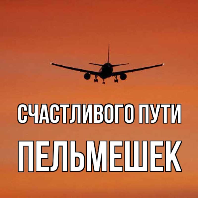 Картинка Счастливого пути, пельмешек