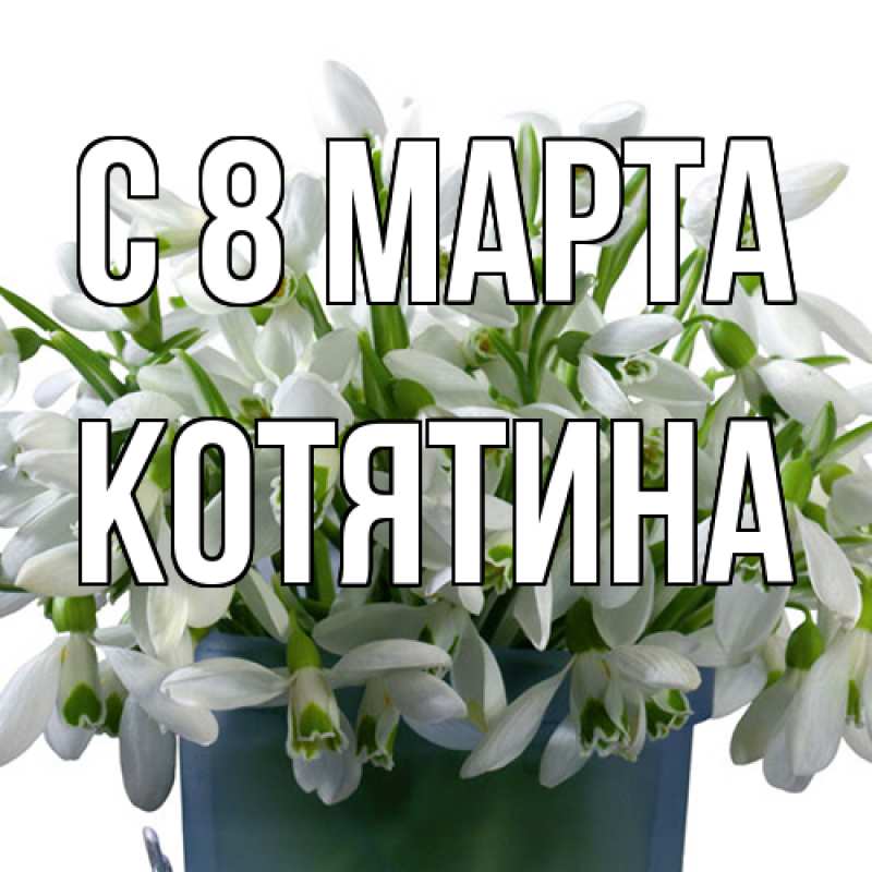 Картинка C 8 МАРТА, Котятина