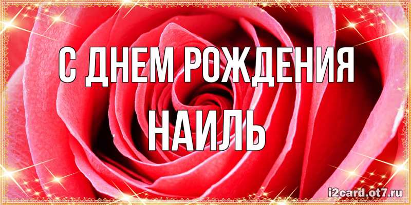 Картинка С днем рождения, Наиль