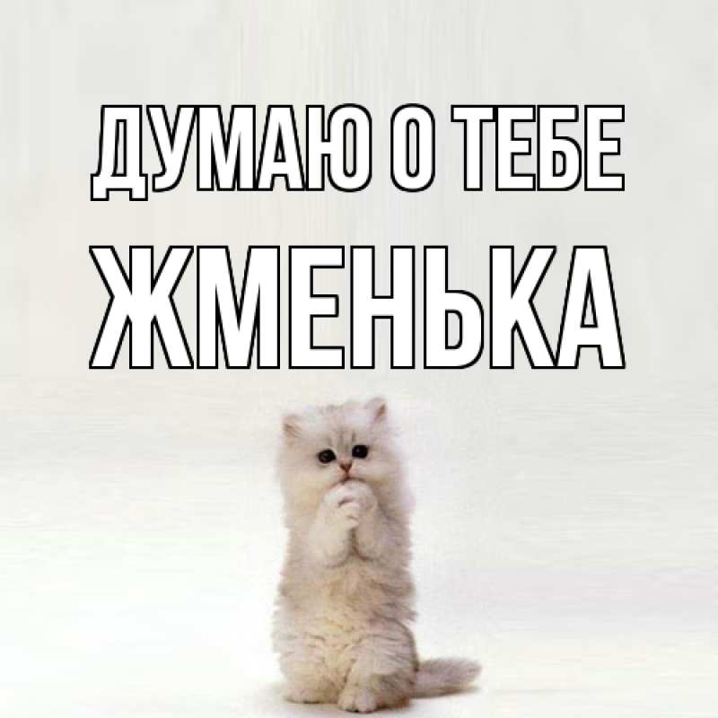 Картинка Думаю о тебе, Жменька