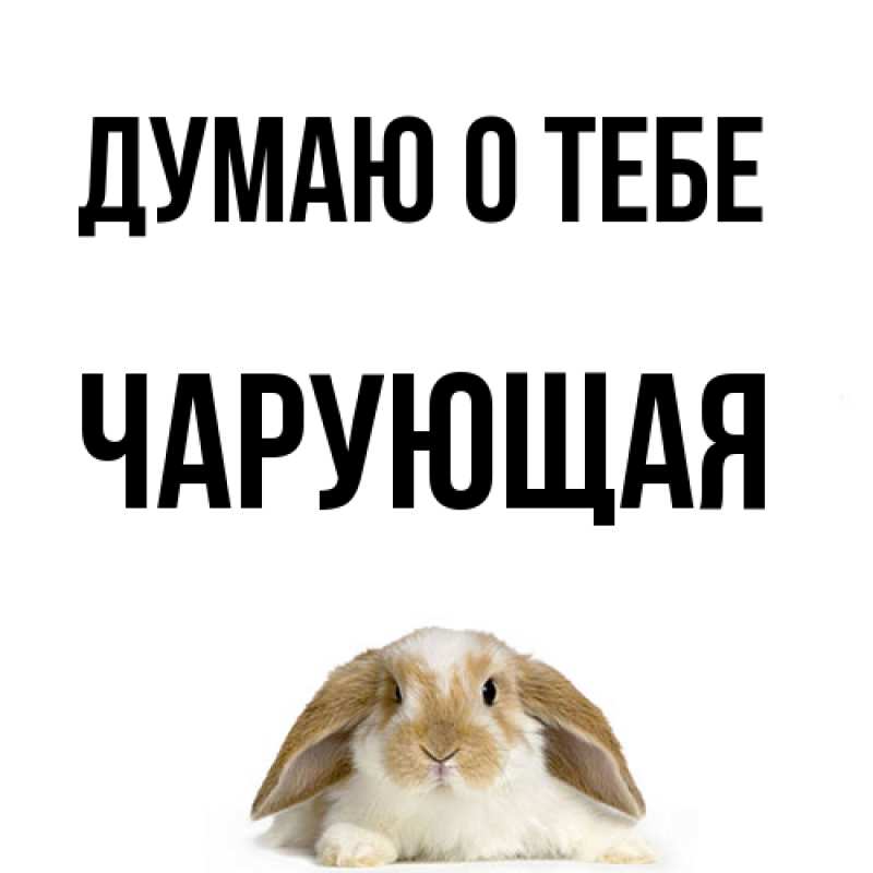 Картинка Думаю о тебе, Чаpующая