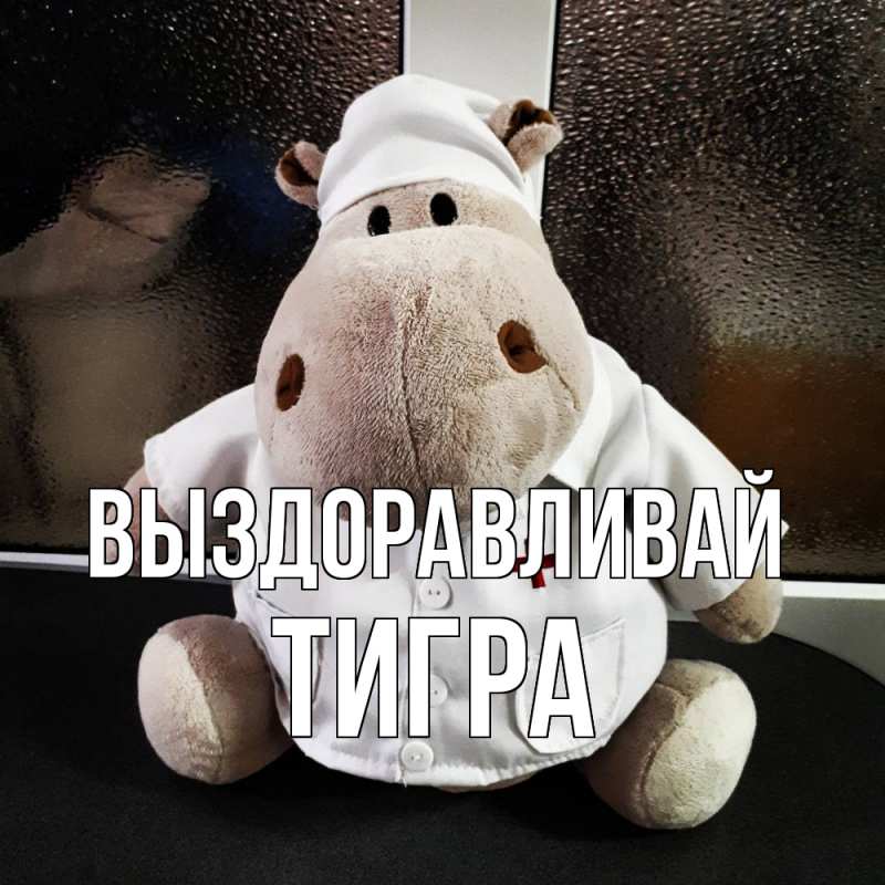 Картинка Выздоравливай, Тигра