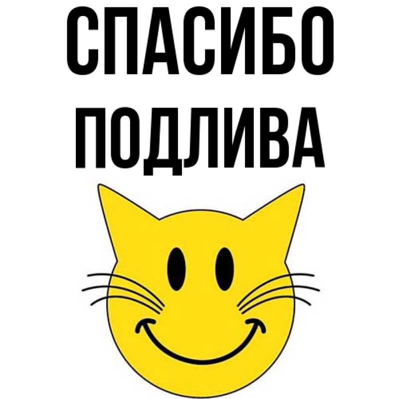 Картинка Спасибо, Подлива