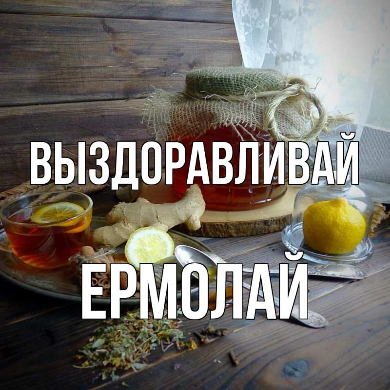 Картинка Выздоравливай, Ермолай