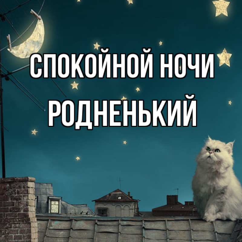 Картинка Спокойной ночи, Родненький