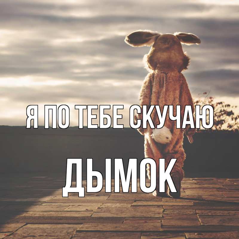 Картинка Я по тебе скучаю, Дымок