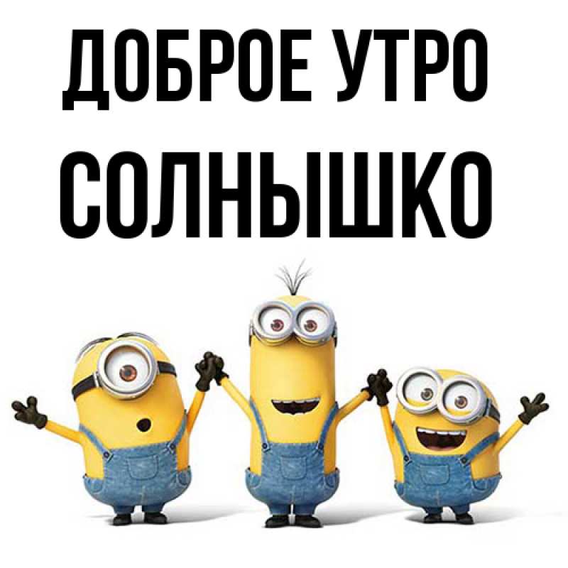 Картинка Доброе утро, Солнышко