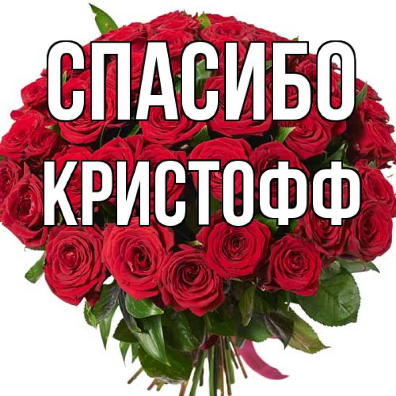 Картинка Спасибо, Кристофф